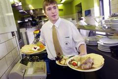 Číšník, ilustrační foto