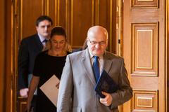 Daniel Herman představuje vedení ministerstva kultury