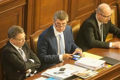 Mimořádná schůze poslanecké sněmovny