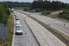 První den jízdy po nové části dálnice D1