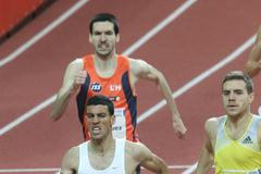 Praha Indoor 2014: Yassine Hathat (800, běh B)