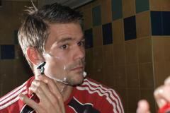 Fotbalisté Dukly - akce Movember (Kalouda)