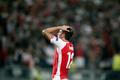 Arsenal's Grioud reacts during the first leg of their Champions League qualifying soccer match aganist Besiktas