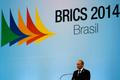 Russia's President Putin delivers a speech as he attends the VI BRICS Summit in Fortaleza