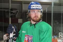 Trénink české hokejové reprezentace (Lukáš Kašpar)