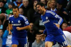 PL, Burnley-Chelsea: Diego Costa (19) slaví  gól