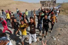 Irák - jezídové - irácko-syrská hranice