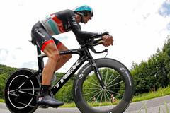 Německý cyklista Jens Voigt ze stáje Radioshack-Nissan během deváté etapy Tour de France 2012.