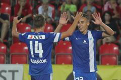 SL, Slavia-Liberec: Vojtěch Hadaščok (14), Josef Šural (23)