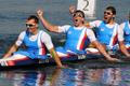 Český čtyřkajak získává bronz v rychlostní kanoistice na olympijských hrách v Londýně 2012