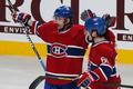 Tomáš Plekanec a Raphael Diaz v dresu Montrealu Canadiens