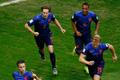 MS 2014, Brazílie-Nizozemsko: Robin van Persie slaví gól