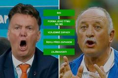 H2H - MS ve fotbale 2014 - Van Gaal - Scolari