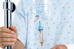 Nemocnice - pacient - kapačka