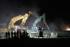 Dálnice D1 - bourání 1.mostu