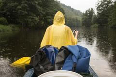 Počasí, déšť, vodáci, ilustrační foto