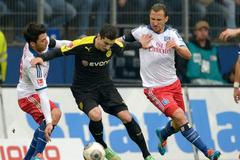 Hamburk vs. Dortmund (Jiráček v akci)