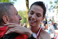 Anežka Drahotová na ME v atletice 2014 (s trenérem Ivo Pitákem)