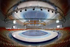 Adler Arena pro rychlobruslařské závody na Hrách v Soči 2014
