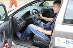 Test ÚAMK jízdy v různých typech obuvi