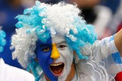 MS 2014, Argentina-Nizozemsko: argentinský fanoušek