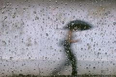 Počasí, déšť, deštník, ilustrační foto