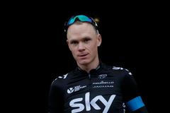 Christopher Froome trénuje na Tour de France 2014