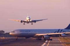 Skorosrážka dvou letadel v Barceloně