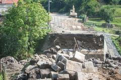 Zřícený most ve Vilémově