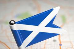 Skotsko, vlajka, ilustrační foto