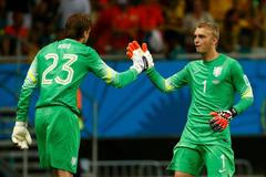 MS 2014, Nizozemsko-Kostarika: Tim Krul (23) a Jasper Cillessen