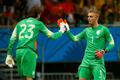 MS 2014, Nizozemsko-Kostarika: Tim Krul (23) a Jasper Cillessen