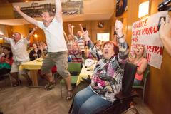 Radost Fulneku, rodiště Petry Kvitové, po vyhraném finále Wimbledonu