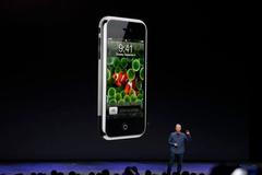 Apple CEO Tim Cook speaks during an Apple event at the Flint Center in Cupertino