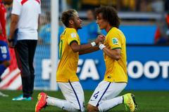 MS 2014, Brazílie-Chile: Neymar a  David Luiz