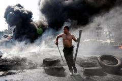 Ukrajina - Kyjev - Majdan - srpen 2014