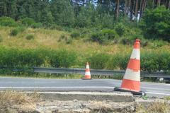 Vedro nadzvihlo dálnici