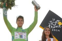 Sagan se zeleným trikotem na Tour de France 2014