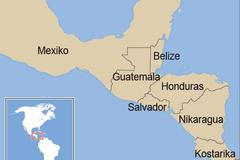 Honduras - slepá mapa