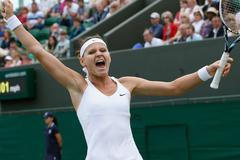 Lucie Šafářová na Wimbledonu 2014