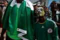 MS 2014, Francie-Nigérie: smutný fanoušek Nigérie