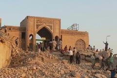 Irák - Mosul - Zničená mešita