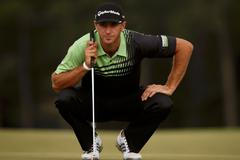 Dustin Johnson na turnaji Masters v Augustě