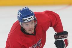 Trénink české hokejové reprezentace (Tomáš Rachůnek)