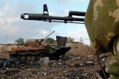 Tuhé boje na Ukrajině.