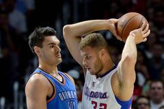 NBA: Oklahoma City Thunder at Los Angeles Clippers (Adams, Griffin)