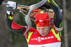 Biatlonová exhibice v Jablonci - Břízkách (Ondřej Moravec)