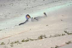 Andreas Wellinger padá v Kuusamu