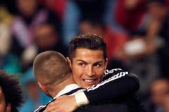 Ronaldo a Benzema slaví gól Realu Madrid