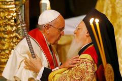 Papež František a patriarcha Bartoloměj